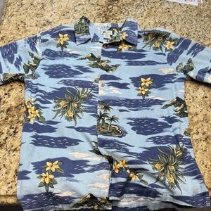 Cherokee Waikiki wear Light Blue and Yellow Floral Shirt